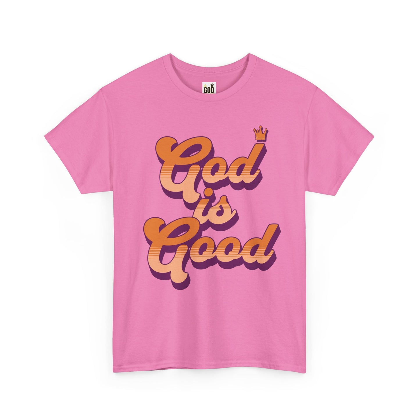 God is Good Unisex Heavy Cotton Tee - Positive Vibe T-Shirt for Daily Inspiration