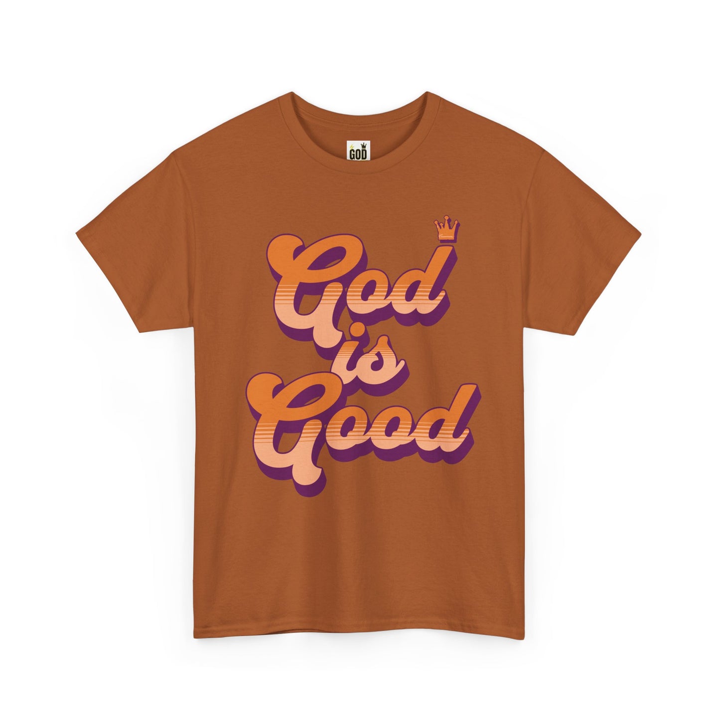 God is Good Unisex Heavy Cotton Tee - Positive Vibe T-Shirt for Daily Inspiration