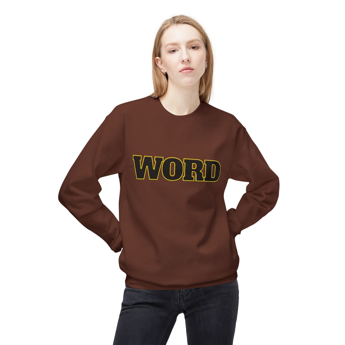 Unisex Fleece Sweatshirt - Inspirational Christian Message
