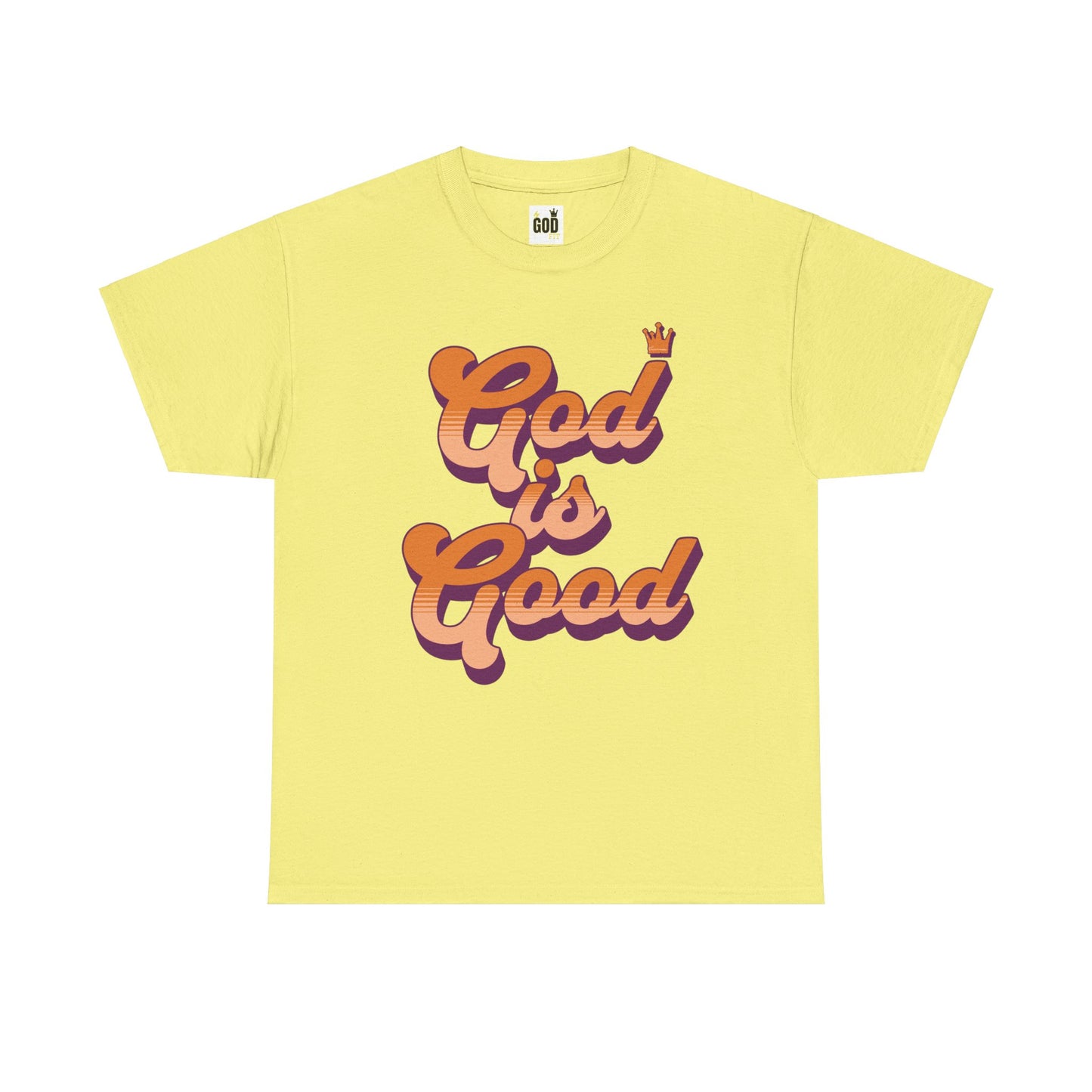 God is Good Unisex Heavy Cotton Tee - Positive Vibe T-Shirt for Daily Inspiration