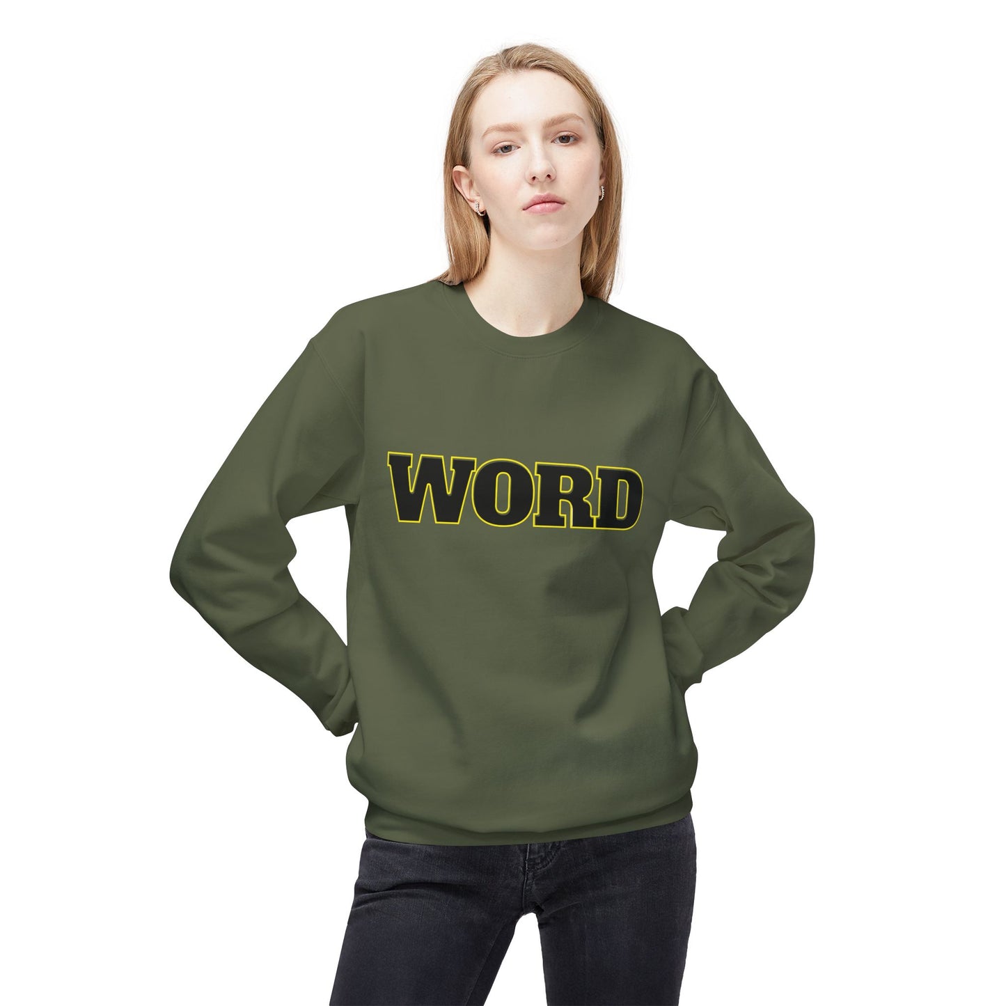 Unisex Fleece Sweatshirt - Inspirational Christian Message