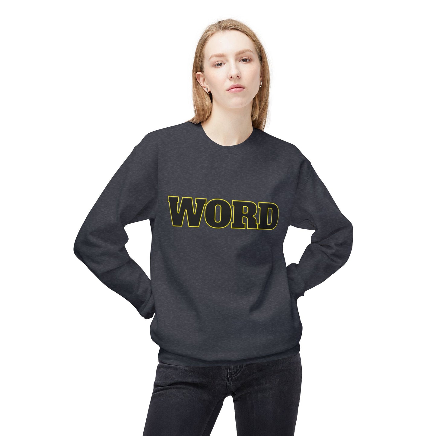Unisex Fleece Sweatshirt - Inspirational Christian Message