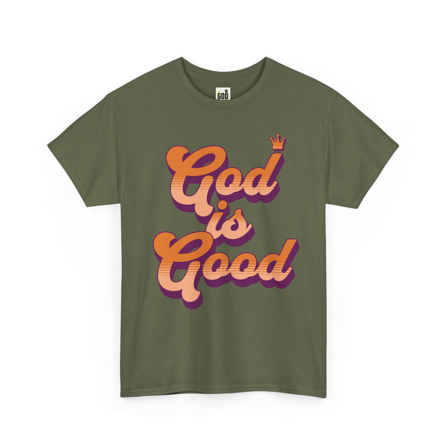 God is Good Unisex Heavy Cotton Tee - Positive Vibe T-Shirt for Daily Inspiration