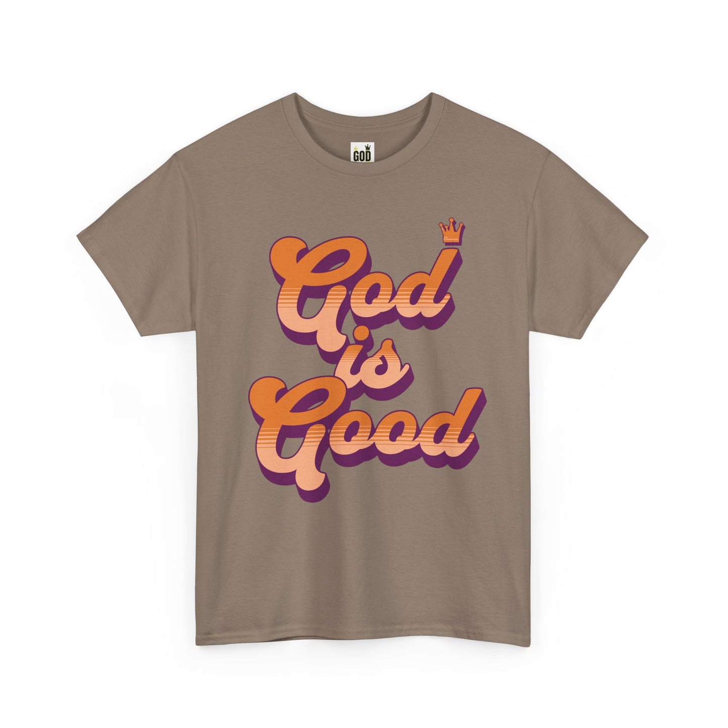 God is Good Unisex Heavy Cotton Tee - Positive Vibe T-Shirt for Daily Inspiration