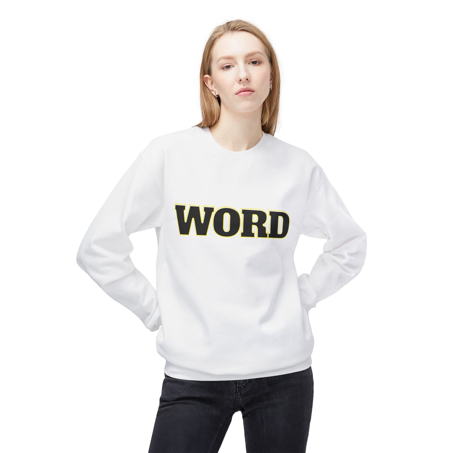 Unisex Fleece Sweatshirt - Inspirational Christian Message