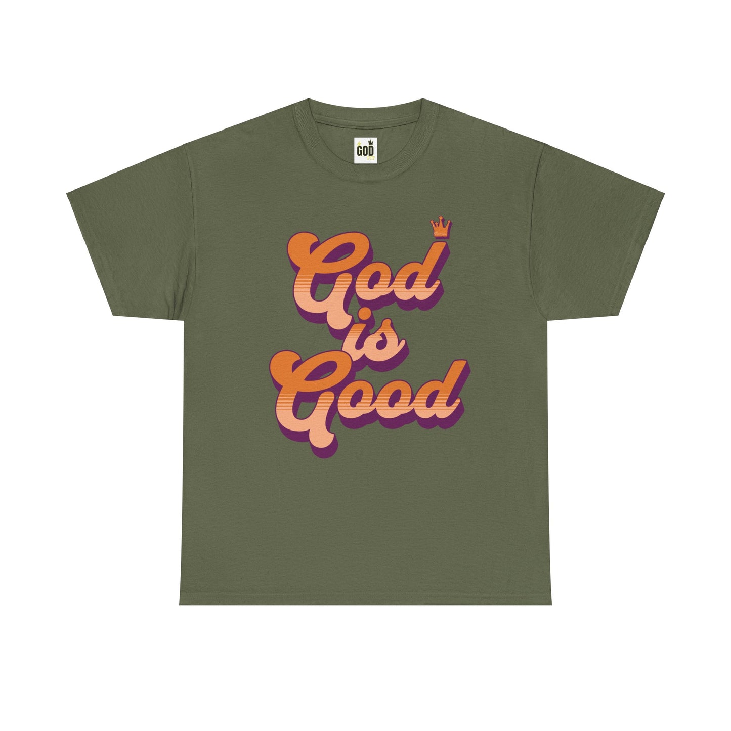God is Good Unisex Heavy Cotton Tee - Positive Vibe T-Shirt for Daily Inspiration