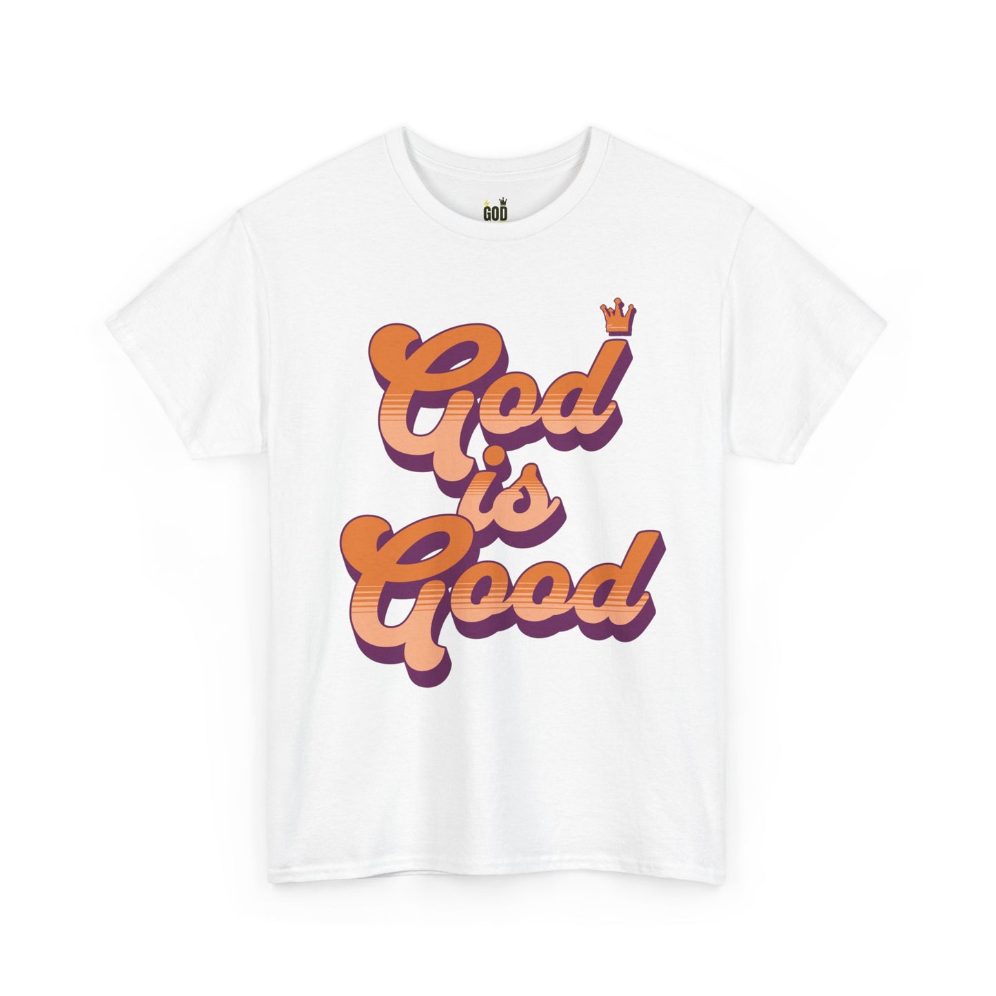 God is Good Unisex Heavy Cotton Tee - Positive Vibe T-Shirt for Daily Inspiration