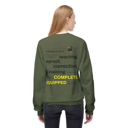 Unisex Fleece Sweatshirt - Inspirational Christian Message